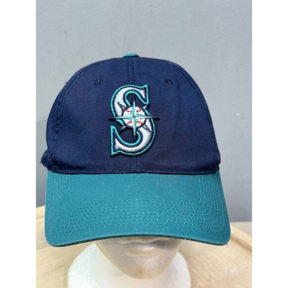 Seattle Mariners Vintage Logo Genuine MLB Merchandise Blue Stitched